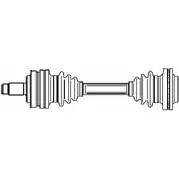 Приводной вал FARCOM 122264 Bmw 3 (E36) 3 Хэтчбек 1.6 316 i 102 л.с. 1994 – 2000 K15QJ2 2ML NEZ