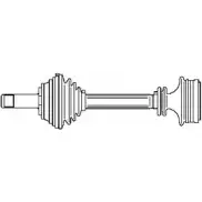 Приводной вал FARCOM 122567 EXCNB Ford Fiesta 4 (DX, JA, JB) Хэтчбек 1.3 i 60 л.с. 1995 – 2002 M1 IBS