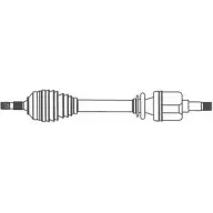 Приводной вал FARCOM R CL8TB 123055 Citroen C5 1 (DE, PF3) Универсал 3.0 V6 (DExFxC. DExFxF) 207 л.с. 2001 – 2004 EOJBY