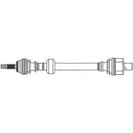 Приводной вал FARCOM Volvo V40 1 (645) 1995 – 2004 123120 6CSBOIZ 8PH B568