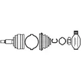 Шрус граната FARCOM 7AME2V 0 CJH5FX Audi 80 (B4, 8C2) 4 Седан 2.8 174 л.с. 1991 – 1994 134248