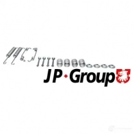 Ремкомплект тормозных накладок JP GROUP 1563950510 KQWE67 15 63950519 2195554