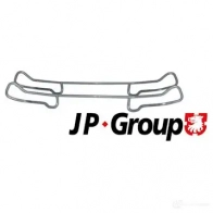 Ремкомплект колодок JP GROUP 1263650110 ZAG9A Saab 9-3 (YS3F) 2 Универсал 2.0 t xWD 241 л.с. 2009 – 2015 126 3650119
