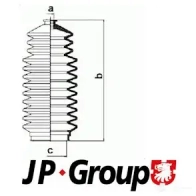 Пыльник рулевой рейки JP GROUP 1194131251 4 044700619 4044700610 Z5UIPZL