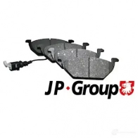 Тормозные колодки, комплект JP GROUP Volkswagen Golf 4 (1J1) Хэтчбек 1.4 16V 75 л.с. 1997 – 2005 11636010 19 1J0698151DALT 1163601010
