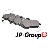 Тормозные колодки, комплект JP GROUP 41636014 19 KBQJJE 4163601410 1194131532