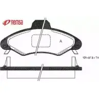 Тормозные колодки, дисковые, комплект METZGER 23301 986911 2330 0 0331.04