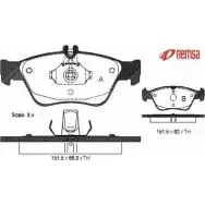 Тормозные колодки, дисковые, комплект METZGER Mercedes E-Class (S210) 2 Универсал 2.1 E 220 T CDI (206) 136 л.с. 1999 – 2003 21795 0586.00 2166 4