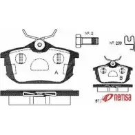 Тормозные колодки, дисковые, комплект METZGER 0605.02 BTBB5T6 218 61 Mitsubishi Colt 6 (Z3, Z2) 2002 – 2013