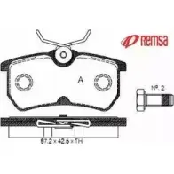 Тормозные колодки, дисковые, комплект METZGER 0693.00 23 353 Ford Fiesta 6 (CB1, CCN) Хэтчбек 1.6 95 л.с. 2008 – 2024 ALFGT