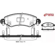 Тормозные колодки, дисковые, комплект METZGER 232 53 OGFRZ 0702.12 987130