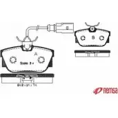 Тормозные колодки, дисковые, комплект METZGER 23446 0767.01 2322 4 Volkswagen Transporter (T4) 4 Автобус 2.4 D Syncro 78 л.с. 1992 – 1998