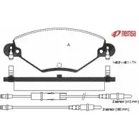 Тормозные колодки, дисковые, комплект METZGER Citroen C5 1 (DE, PF3) Универсал 2.0 HDi (DERHSB. DERHSE) 107 л.с. 2001 – 2004 2 3277 0828.04 TMCW6