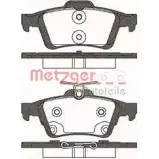 Тормозные колодки, дисковые, комплект METZGER Ford Kuga 2 (CBS, C512, DM2) Кроссовер 1.5 EcoBoost 150 л.с. 2014 – 2024 2521 2 0842.70 25213