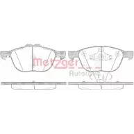 Тормозные колодки, дисковые, комплект METZGER 25748 Ford Kuga 2 (CBS, C512, DM2) Кроссовер 1.5 EcoBoost 150 л.с. 2014 – 2024 2 3723 1082.50