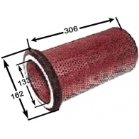 Воздушный фильтр JS ASAKASHI D P24H17 A562J 1440169875
