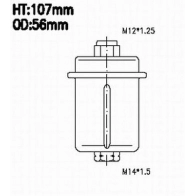 Топливный фильтр JS ASAKASHI FS6032 1440170336 4HO ETW7