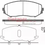 Тормозные колодки, дисковые, комплект METZGER 1225.02 2 4346 LRF1YQ Suzuki Grand Vitara (JT, TE, TD) 2 Кроссовер 1.6 AWD (TA74. JB416) 99 л.с. 2005 – 2015