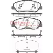 Тормозные колодки, дисковые, комплект METZGER 1226.02 24352 2435 1 SsangYong Actyon Sports (QJ) 1 Пикап 2.0 xdi 4WD 155 л.с. 2011 – 2024