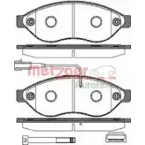 Тормозные колодки, дисковые, комплект METZGER 2446 8 1237.01 24469 Fiat Ducato