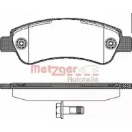 Тормозные колодки, дисковые, комплект METZGER 996752 2 4465 1238.00 5TZ85