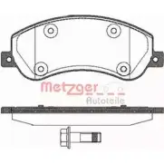 Тормозные колодки, дисковые, комплект METZGER Volkswagen Amarok (2H) 1 Пикап 2.0 TDI 122 л.с. 2010 – 2024 1250.00 I9LZEM 2448 4