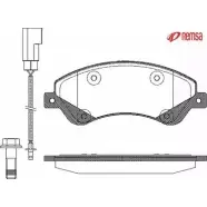 Тормозные колодки, дисковые, комплект METZGER 24 485 1251.02 996769 EV7DM
