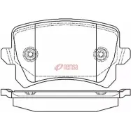 Тормозные колодки, дисковые, комплект METZGER 24 483 1342.00 EFF7TJ8 997599