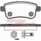 Тормозные колодки, дисковые, комплект METZGER Renault Megane (EZ) 3 Кабриолет 2.0 Turbo 265 л.с. 2011 – 2025 1387.00 IMKYV 2482 0