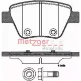 Тормозные колодки, дисковые, комплект METZGER 1420.00 2 4563 LU06J 997649