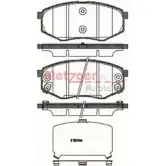 Тормозные колодки, дисковые, комплект METZGER 25188 251 87 1426.02 997651