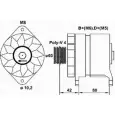 Генератор MAGNETI MARELLI Nissan Primera (P10) 1 Хэтчбек 1.6 97 л.с. 1990 – 1993 054022654010 MAN765 54 022654