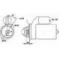 Стартер MAGNETI MARELLI MSN157 6322 6845 Nissan 063226845010