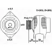 Генератор MAGNETI MARELLI Fiat Stilo (192) 1 2001 – 2010 063321776010 633 21776 MAN1158