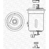 Топливный фильтр MAGNETI MARELLI 213908908320 A7D5CO FI 85 Mitsubishi Pajero 2 (V3, V2, V4) Внедорожник 3.5 V6 24V (V25W. V45W) 208 л.с. 1994 – 1999