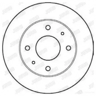 Тормозной диск JURID 56 1861J Fiat Albea (178, 2) 1 Седан 1.6 103 л.с. 2000 – 2009 561861JC 561861jc