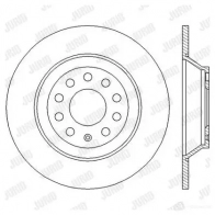 Тормозной диск JURID 562438J 562438j 5 62438 569583