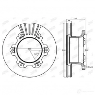 Тормозной диск JURID 567776j 5 67776 567776J 570248
