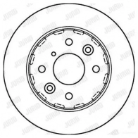 Тормозной диск JURID Kia Spectra (FB) 1 Седан 56 2210J 562210jc 562210JC
