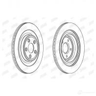 Тормозной диск JURID 563027J C 563027jc Jaguar XF 6YH4X