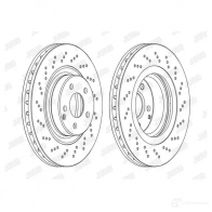 Тормозной диск JURID 562673 JC 569813 Q8HVMP 562673jc