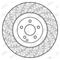 Тормозной диск JURID 2NM3B 5 62678JC 562678jc 569818 - Изображение 3