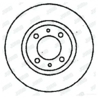 Тормозной диск JURID 56 1326J 561326jc Fiat Albea 561326JC