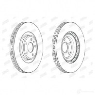 Тормозной диск JURID 1U5OEM1 563249jc1 563249JC- 1 1424231174 - Изображение 1