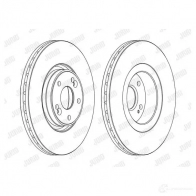 Тормозной диск JURID 562593jc 569735 562593JC 56259 3