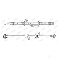 Тормозной шланг JURID 4044197890361 173160j Toyota RAV4 (XA30) 3 Кроссовер 2.2 D 4WD (ALA30) 150 л.с. 2008 – 2013 BY2B D