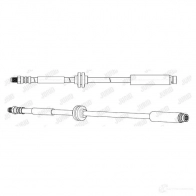 Тормозной шланг JURID Z2 C6Q 4044197890736 Ford Kuga 1 (CBV, C1) Кроссовер 2.0 TDCi 4x4 136 л.с. 2008 – 2012 173210j