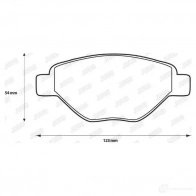 Тормозные колодки, комплект JURID Renault Megane (KM) 2 Универсал 573123 573123j 2 3934