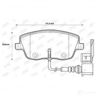 Тормозные колодки, комплект JURID 573101j Seat Ibiza (6L1) 3 Хэтчбек 1.9 TDI 131 л.с. 2002 – 2009 23 581 573101