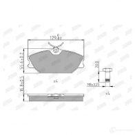 Тормозные колодки, комплект JURID 573008 573008j Renault Scenic (JA, FA) 1 Минивэн 1.9 dCi (JA05. JA1F) 102 л.с. 1999 – 2003 2 3172